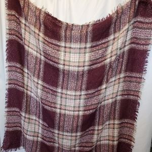 XL Plaid Shrug/Blanket Scarf